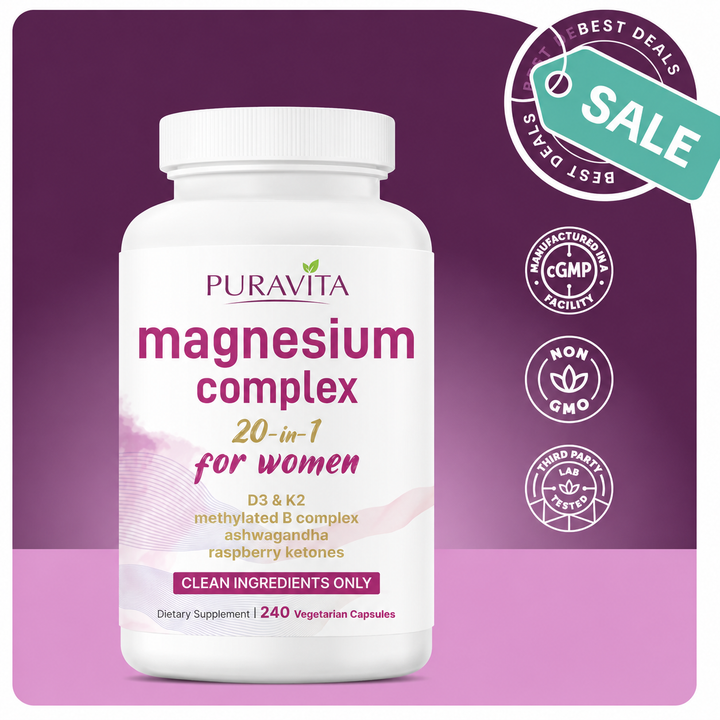 PuraVita® 20-in-1 Women's Magnesium Support Formula