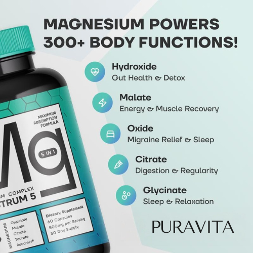 PuraVita® 5-in-1 Magnesium  Complex
