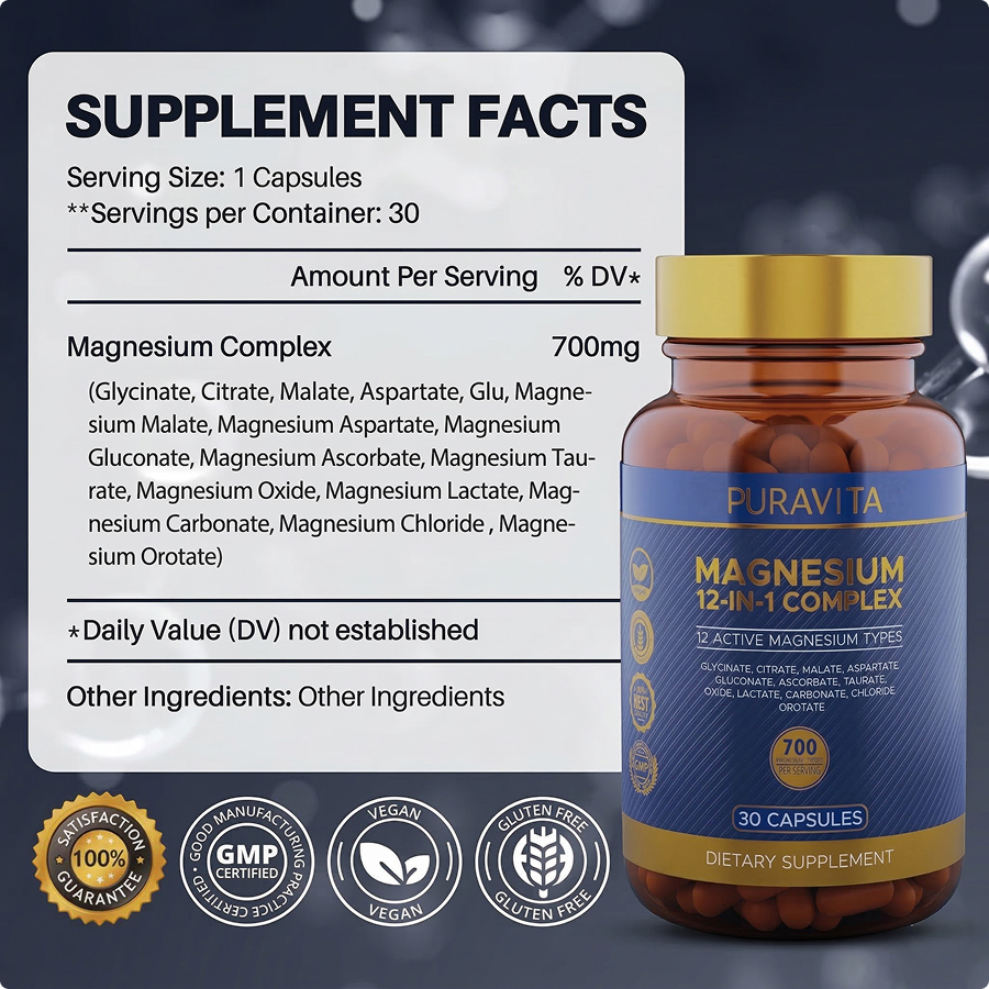 PURAVITA® 12-in-1 Magnesium