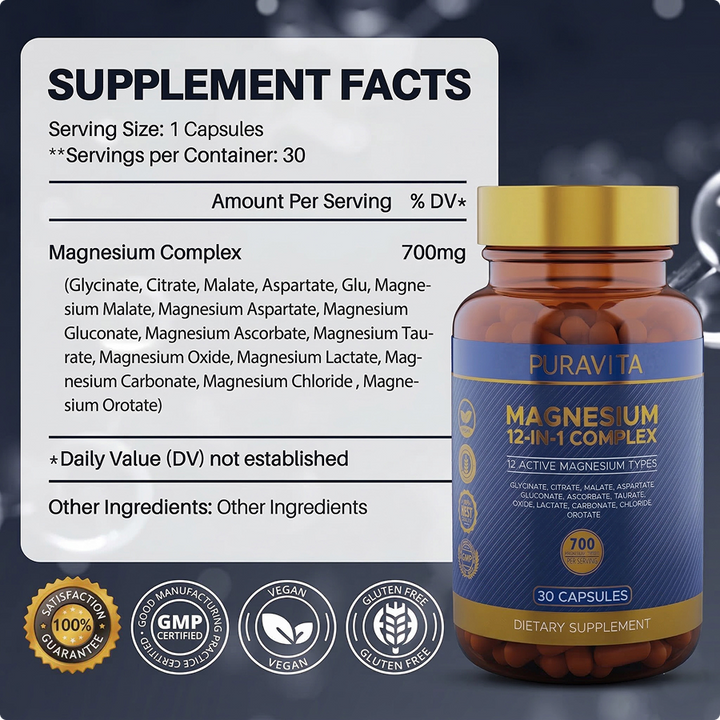 PURAVITA® 12-in-1 Magnesium